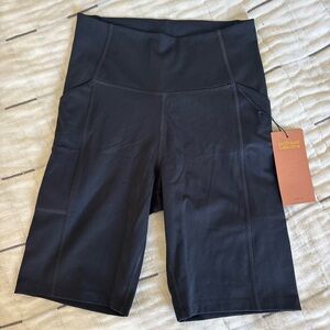 Girlfriend Collective High Rise Biker Shorts, Size M